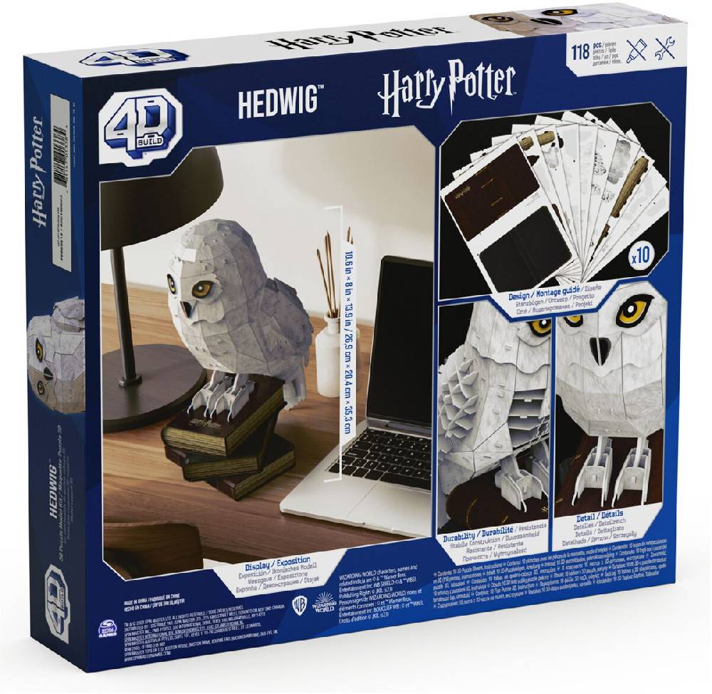 EMP "4D Build - Hedwig" Puzzle Multicolor Von Harry Potter