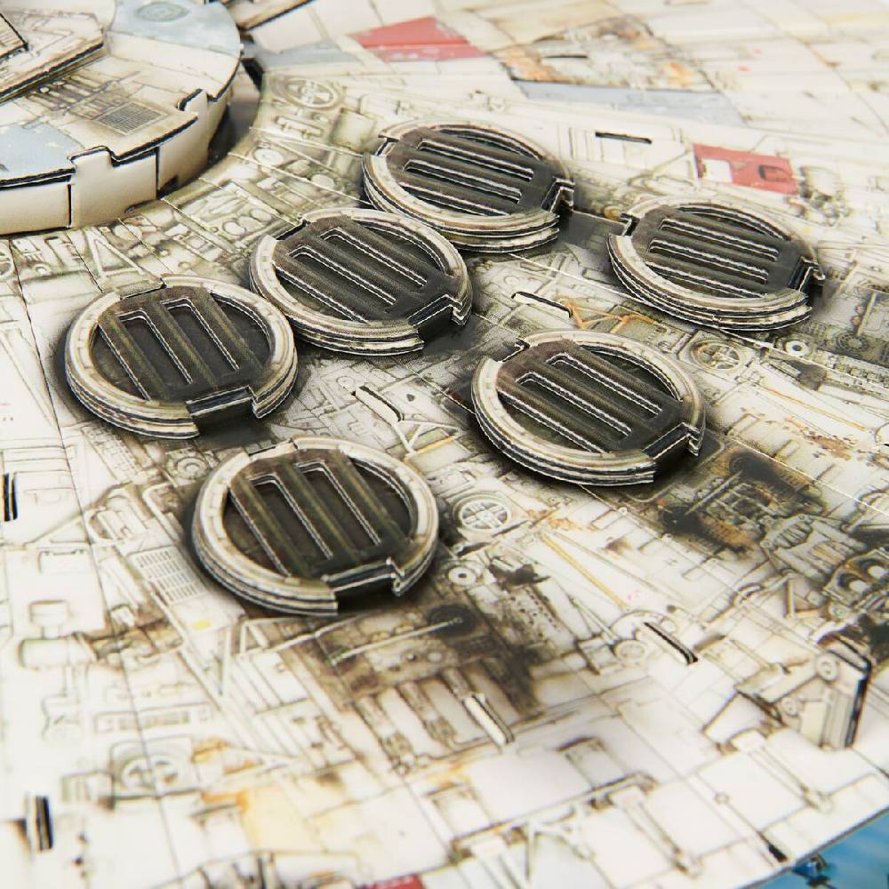 EMP "4D Build - Millenium Falcon" Puzzle Multicolor Von Star Wars