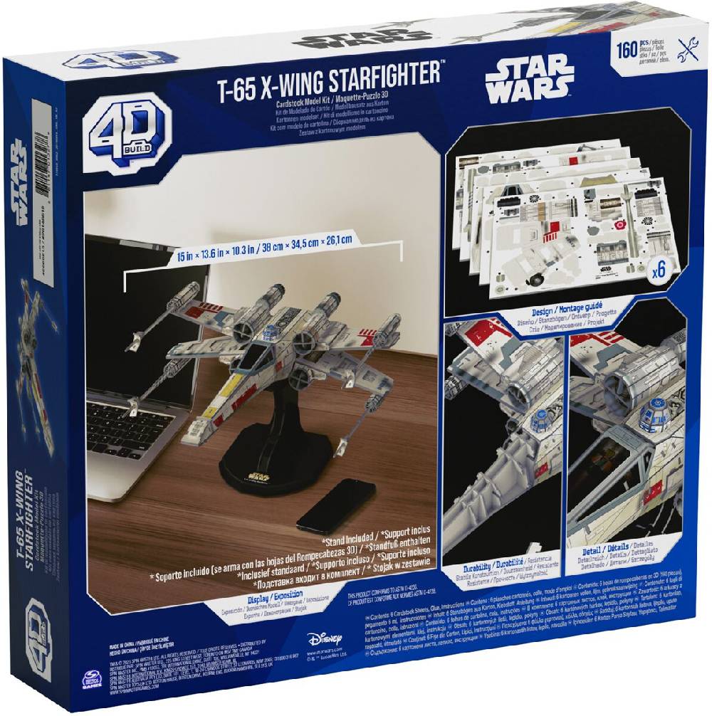 EMP "4D Build - X-Wing" Puzzle Multicolor Von Star Wars