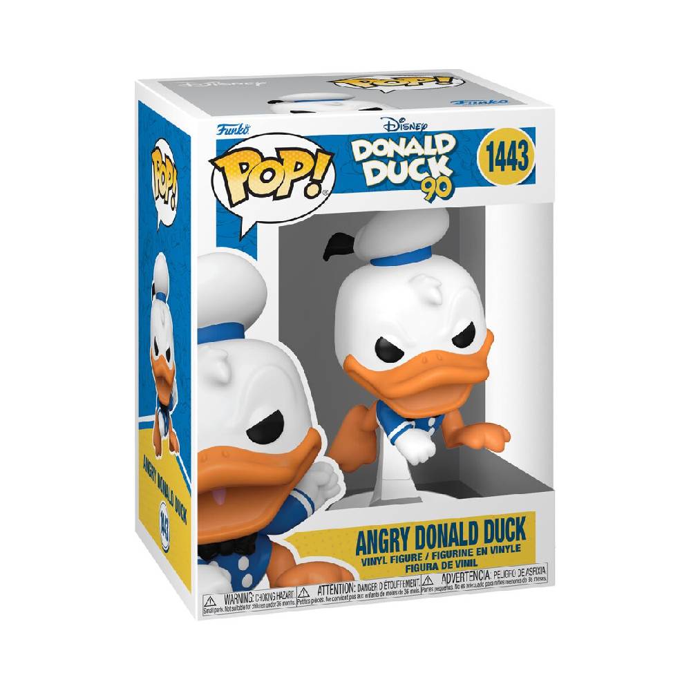 EMP "90th Anniversary - Angry Donald Duck Vinyl Figur 1443" Funko Pop! multicolor von Micky Maus