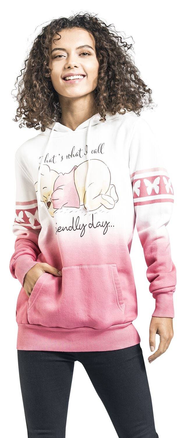 EMP "A Friendly Day" Kapuzenpullover Weiß/rosa Von Winnie The Pooh