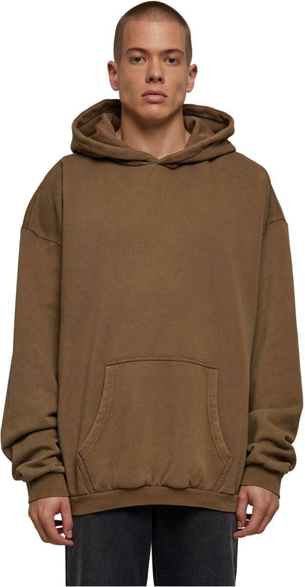EMP "Acid Washed Hoody" Kapuzenpullover Oliv Von Urban Classics