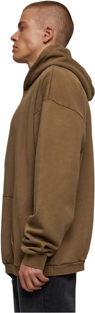 EMP "Acid Washed Hoody" Kapuzenpullover Oliv Von Urban Classics