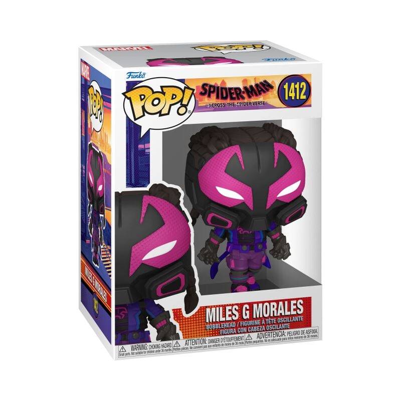 EMP "Across the Spider-Verse - Miles Morales Vinyl Figur 1412" Funko Pop! multicolor von Spider-Man