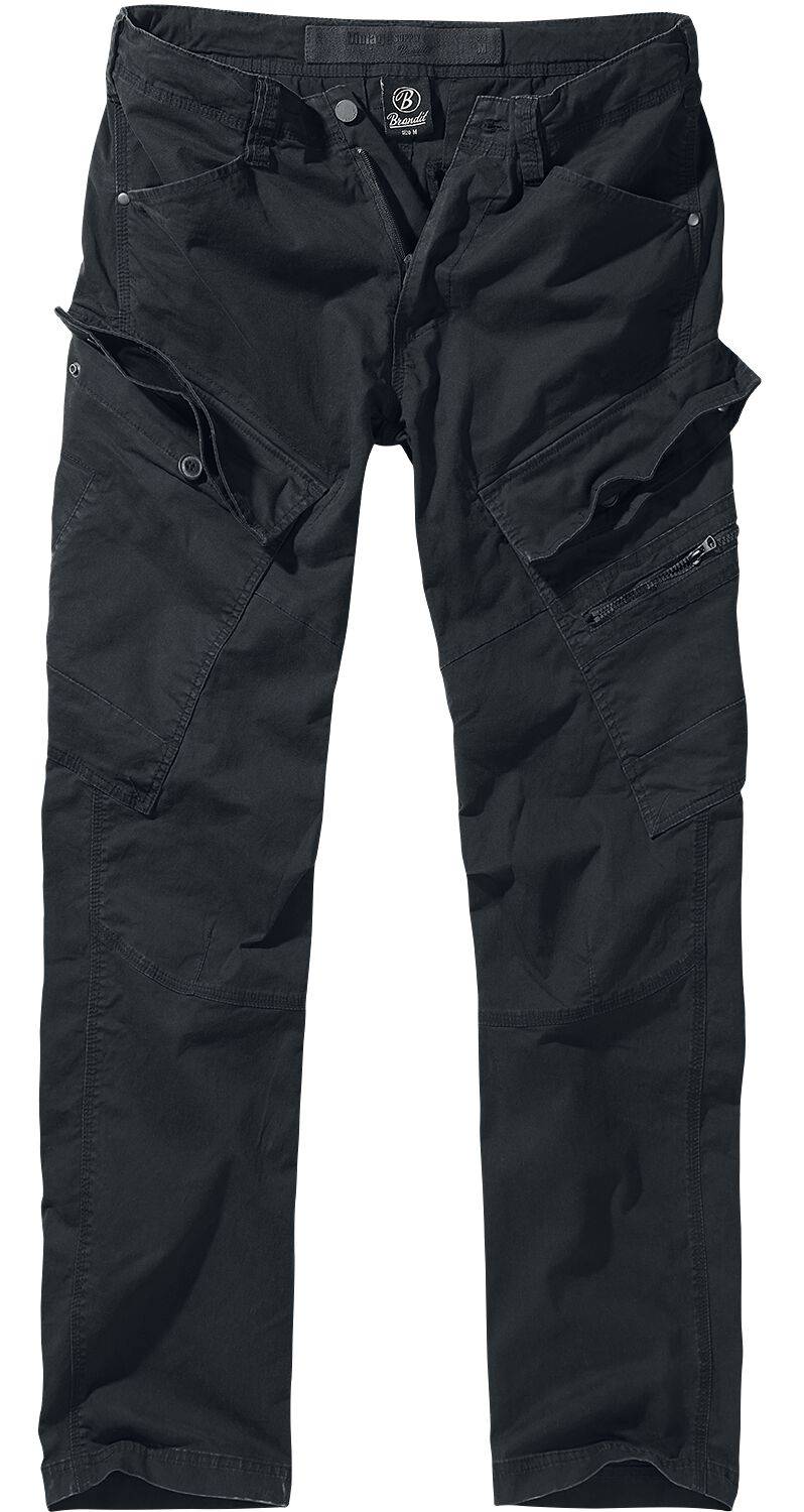 EMP "Adven Trousers Slim Fit" Stoffhose schwarz von Brandit