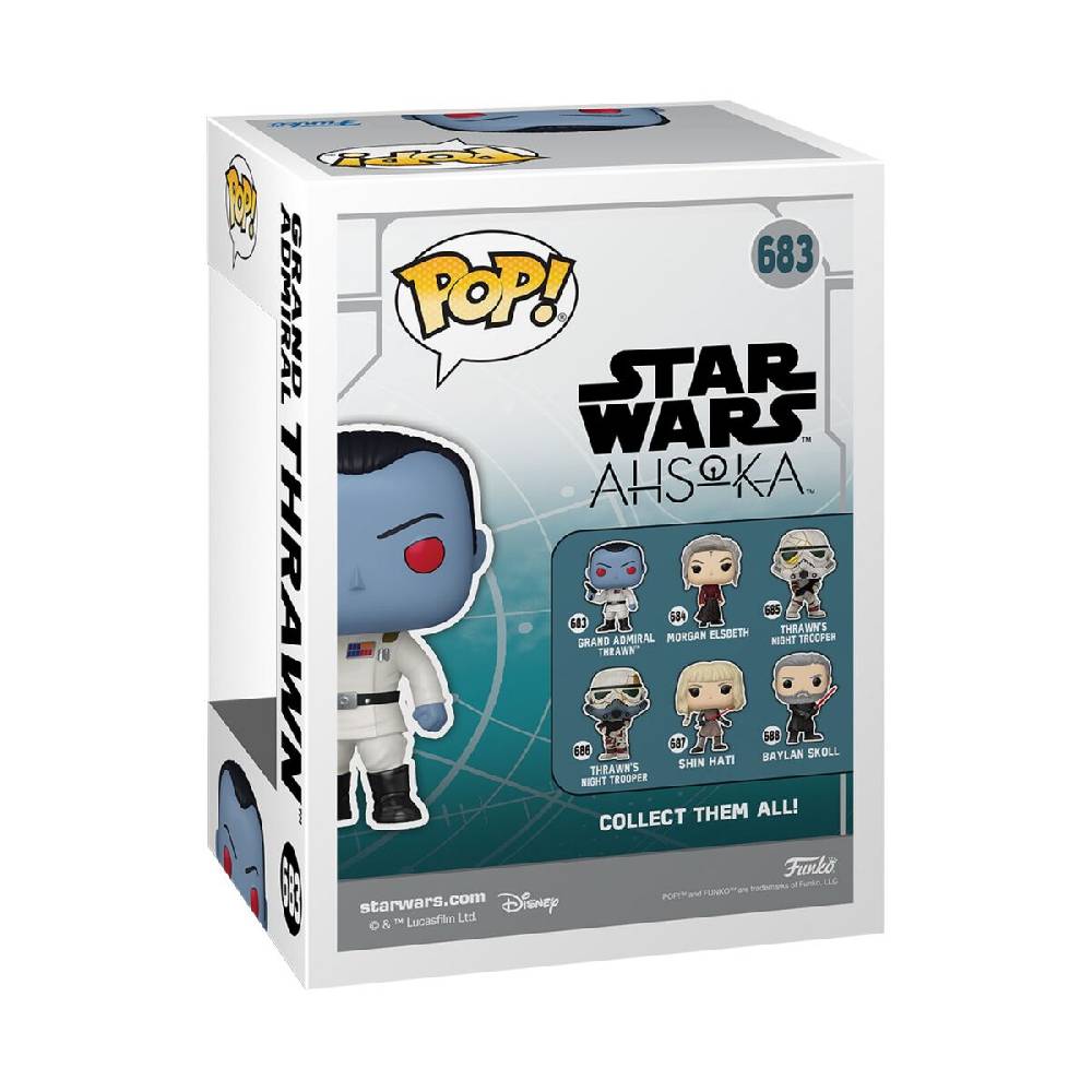 EMP "Ahsoka - Grand Admiral Thrawn Vinyl Figur 683" Funko Pop! Multicolor Von Star Wars