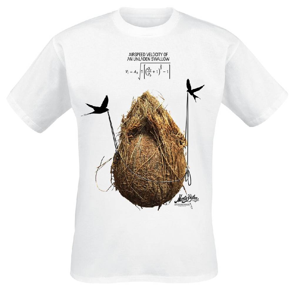 EMP "Airspeed Velocity" T-Shirt weiß von Monty Python