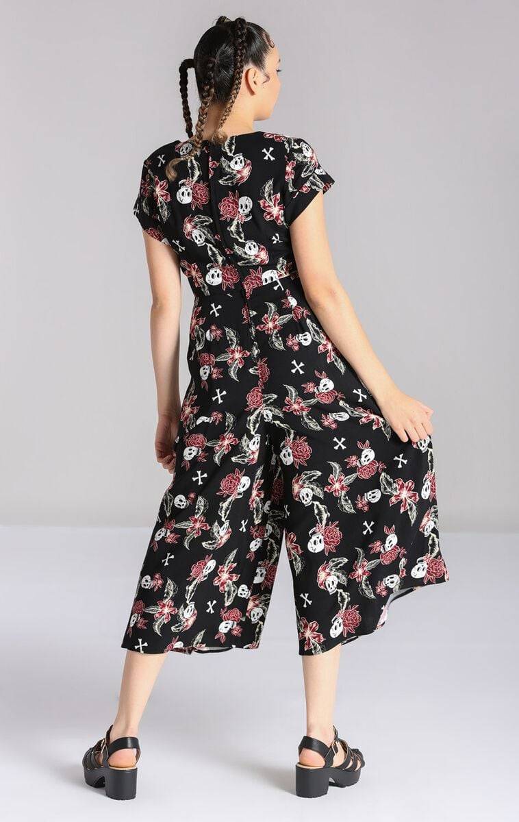 EMP "Alani Jumpsuit" Jumpsuit Multicolor Von Hell Bunny
