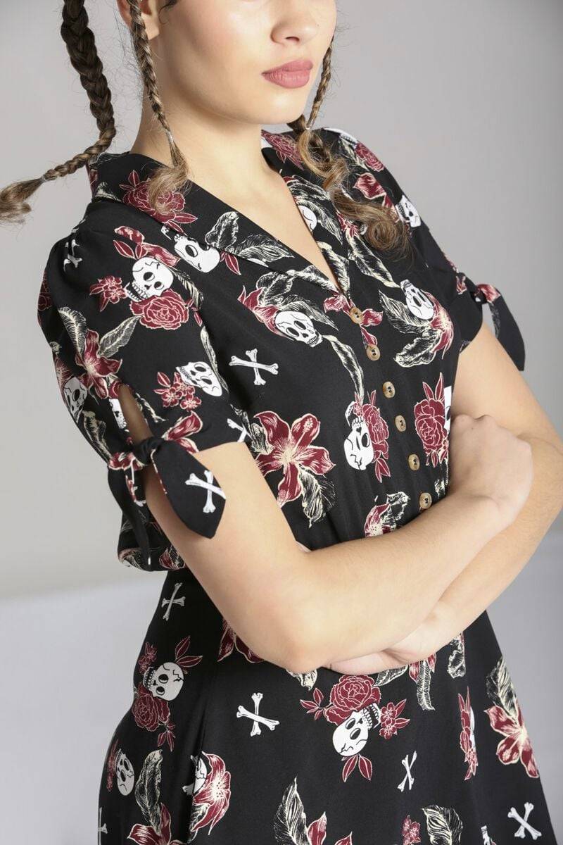 EMP "Alani Mini Dress" Kurzes Kleid Multicolor Von Hell Bunny