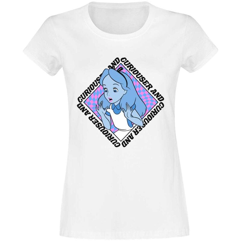 EMP "Alice Face" T-Shirt weiß von Alice im Wunderland