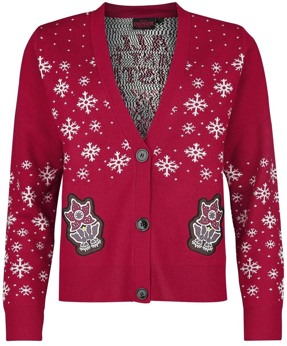 EMP "All I want for christmas is a demodog" Cardigan multicolor von Stranger Things