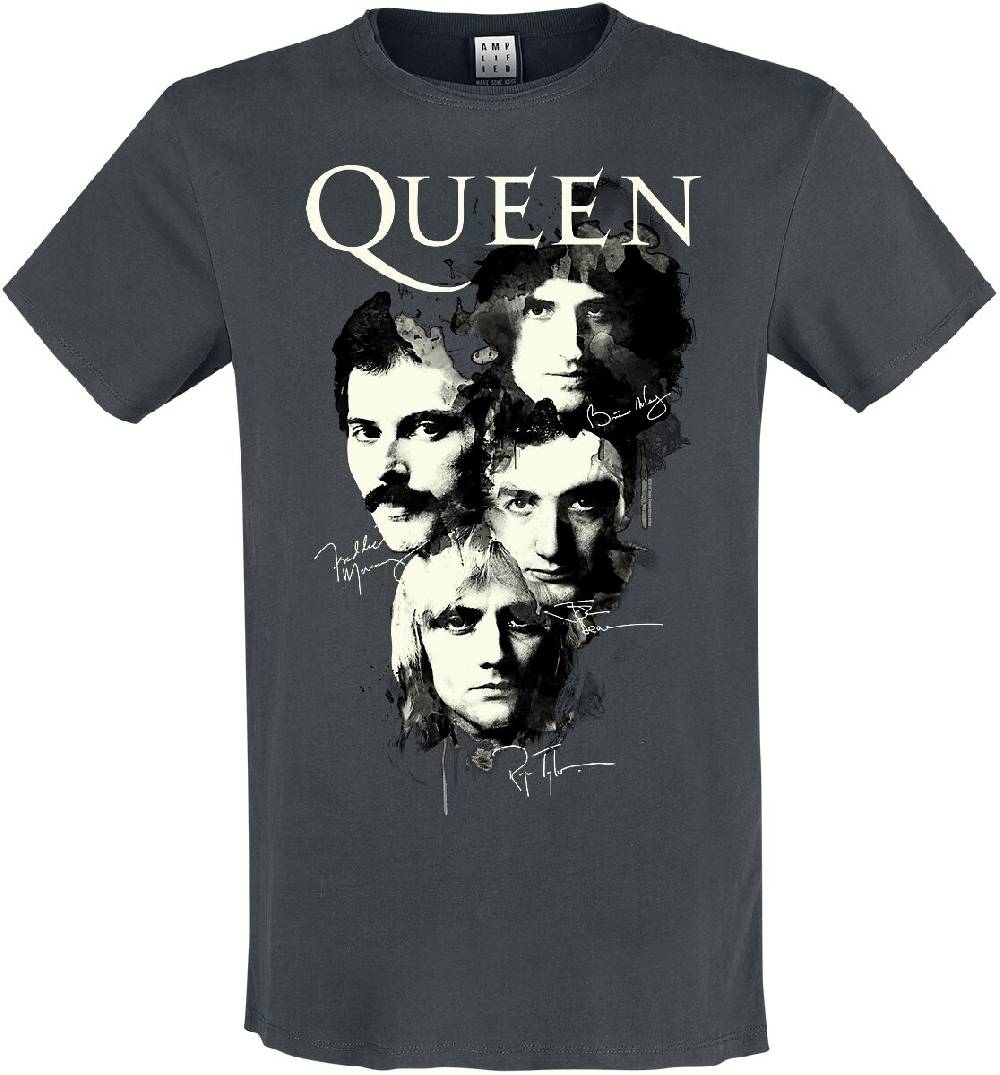 EMP "Amplified Collection - Autographs" T-Shirt charcoal von Queen