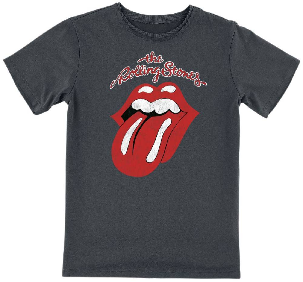 EMP "Amplified Collection - Kids - Vintage Tongue" T-Shirt charcoal von The Rolling Stones