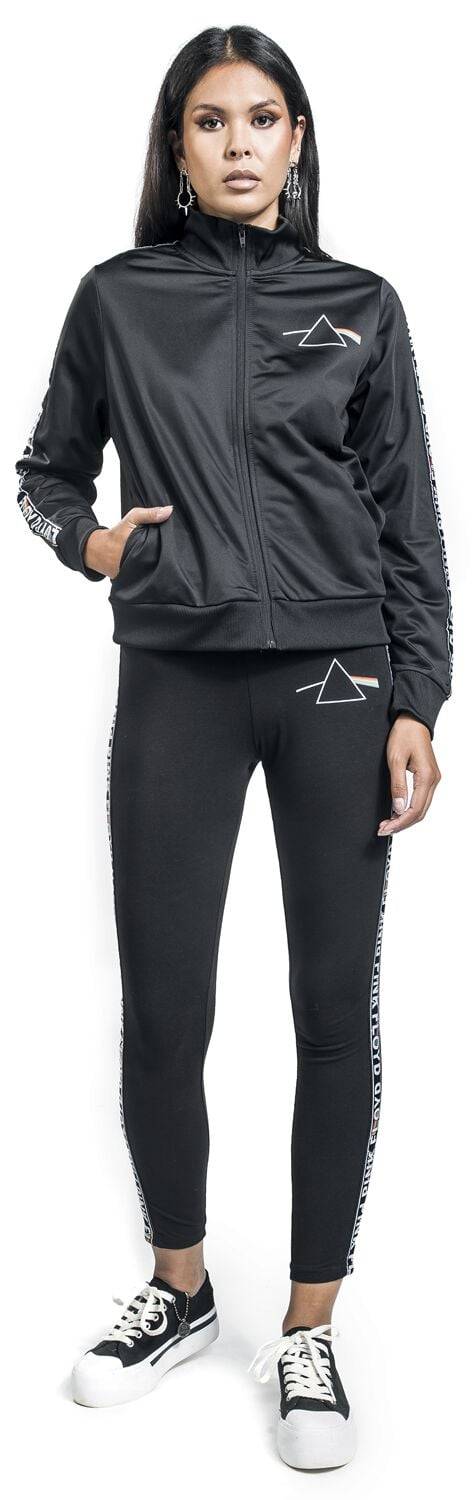 EMP "Amplified Collection - Ladies Cotton Taped Yoga Leggings" Leggings Schwarz Von Pink Floyd