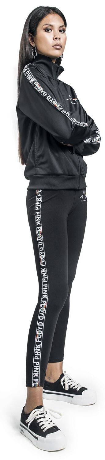 EMP "Amplified Collection - Ladies Cotton Taped Yoga Leggings" Leggings Schwarz Von Pink Floyd