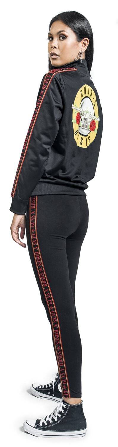 EMP "Amplified Collection - Ladies Cotton Taped Yoga Leggings" Leggings Schwarz Von Guns N' Roses