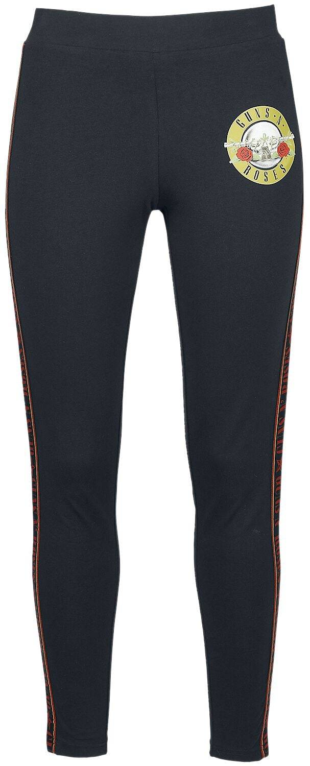 EMP "Amplified Collection - Ladies Cotton Taped Yoga Leggings" Leggings schwarz von Guns N' Roses
