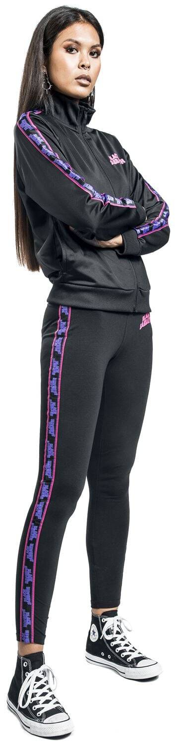 EMP "Amplified Collection - Ladies Cotton Taped Yoga Leggings" Leggings Schwarz Von Black Sabbath