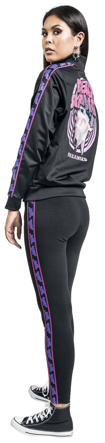 EMP "Amplified Collection - Ladies Cotton Taped Yoga Leggings" Leggings Schwarz Von Black Sabbath
