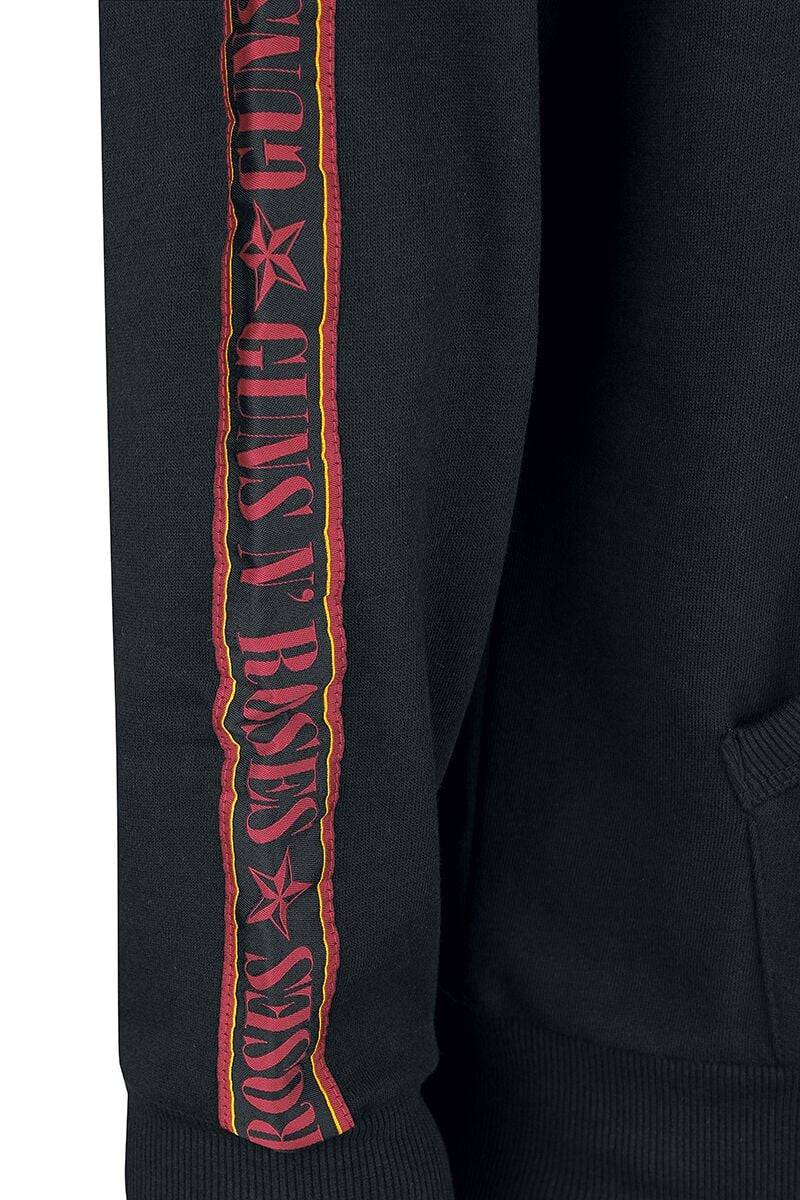 EMP "Amplified Collection - Mens Taped Fleece Hoodie" Kapuzenpullover Schwarz Von Guns N' Roses