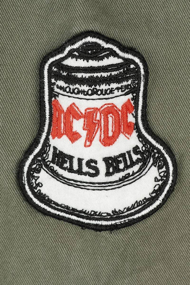 EMP "Amplified Collection - Military Shirt - Shacket" Langarmhemd Khaki Von AC/DC