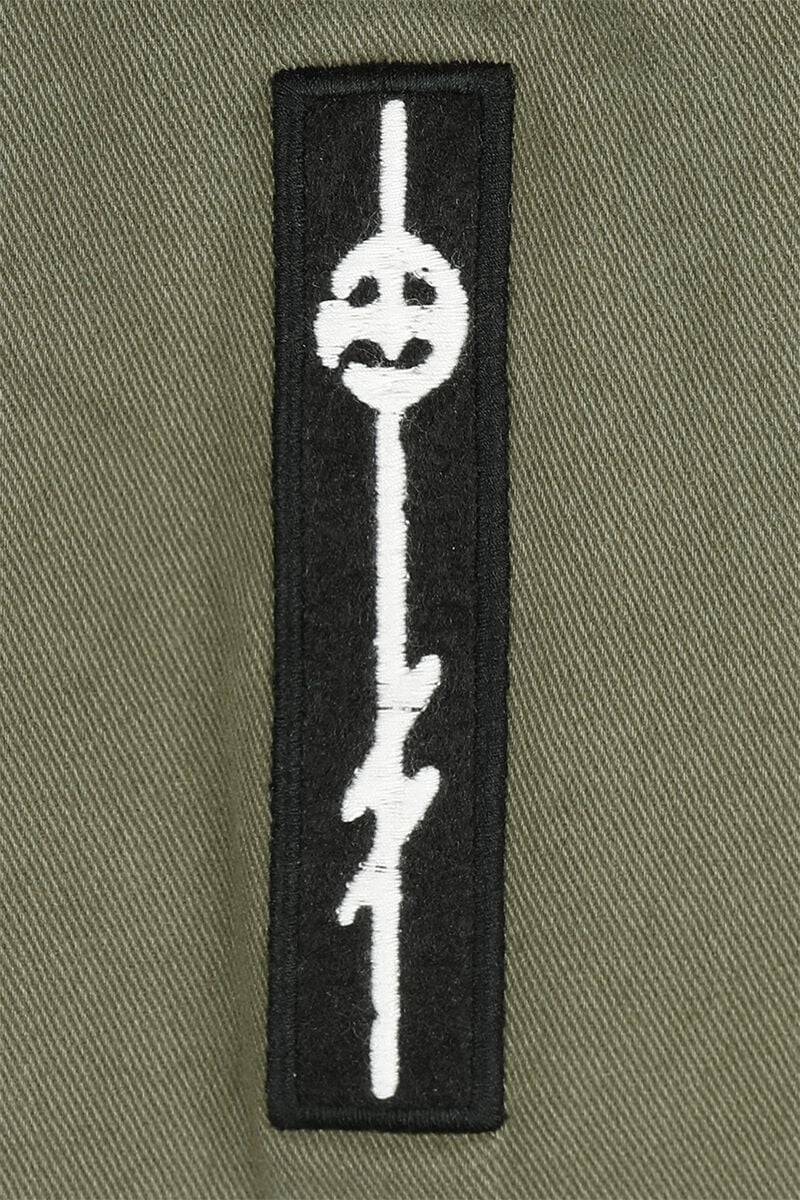 EMP "Amplified Collection - Military Shirt - Shacket" Langarmhemd Khaki Von Volbeat