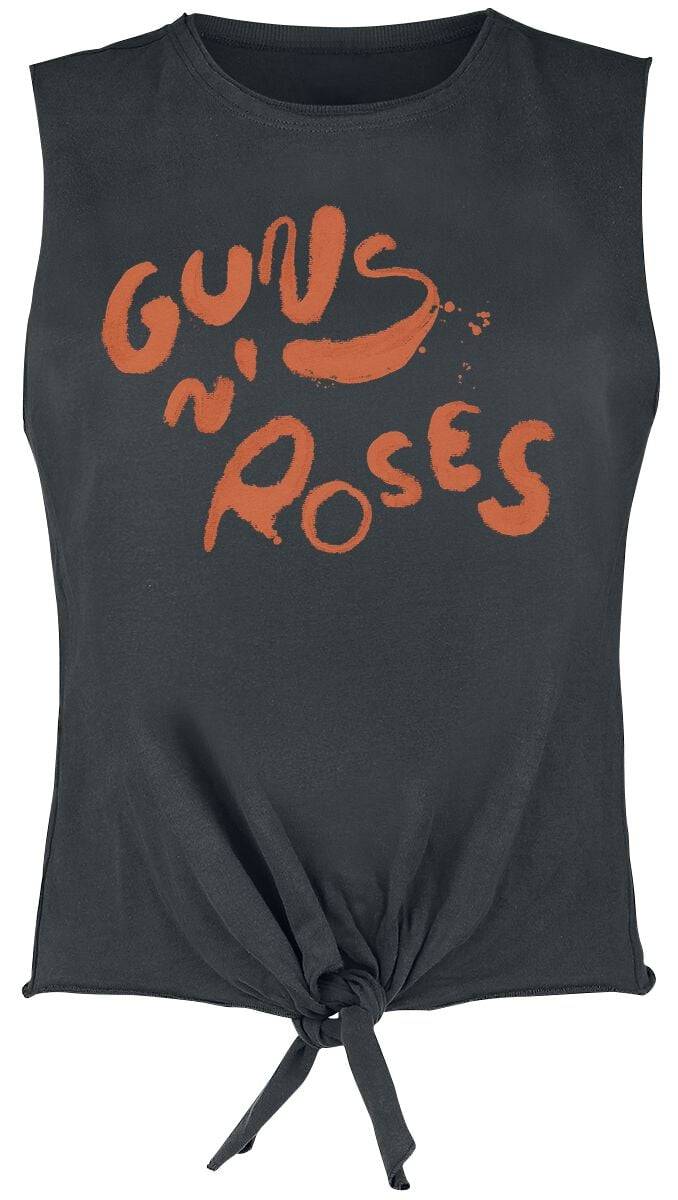 EMP "Amplified Collection - Paint Logo" Top charcoal von Guns N' Roses