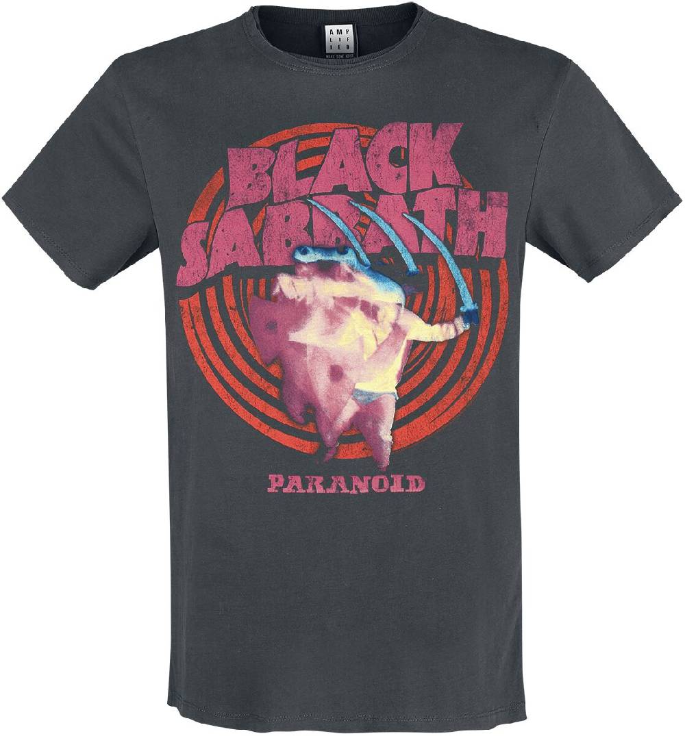 EMP "Amplified Collection - Paranoid" T-Shirt charcoal von Black Sabbath