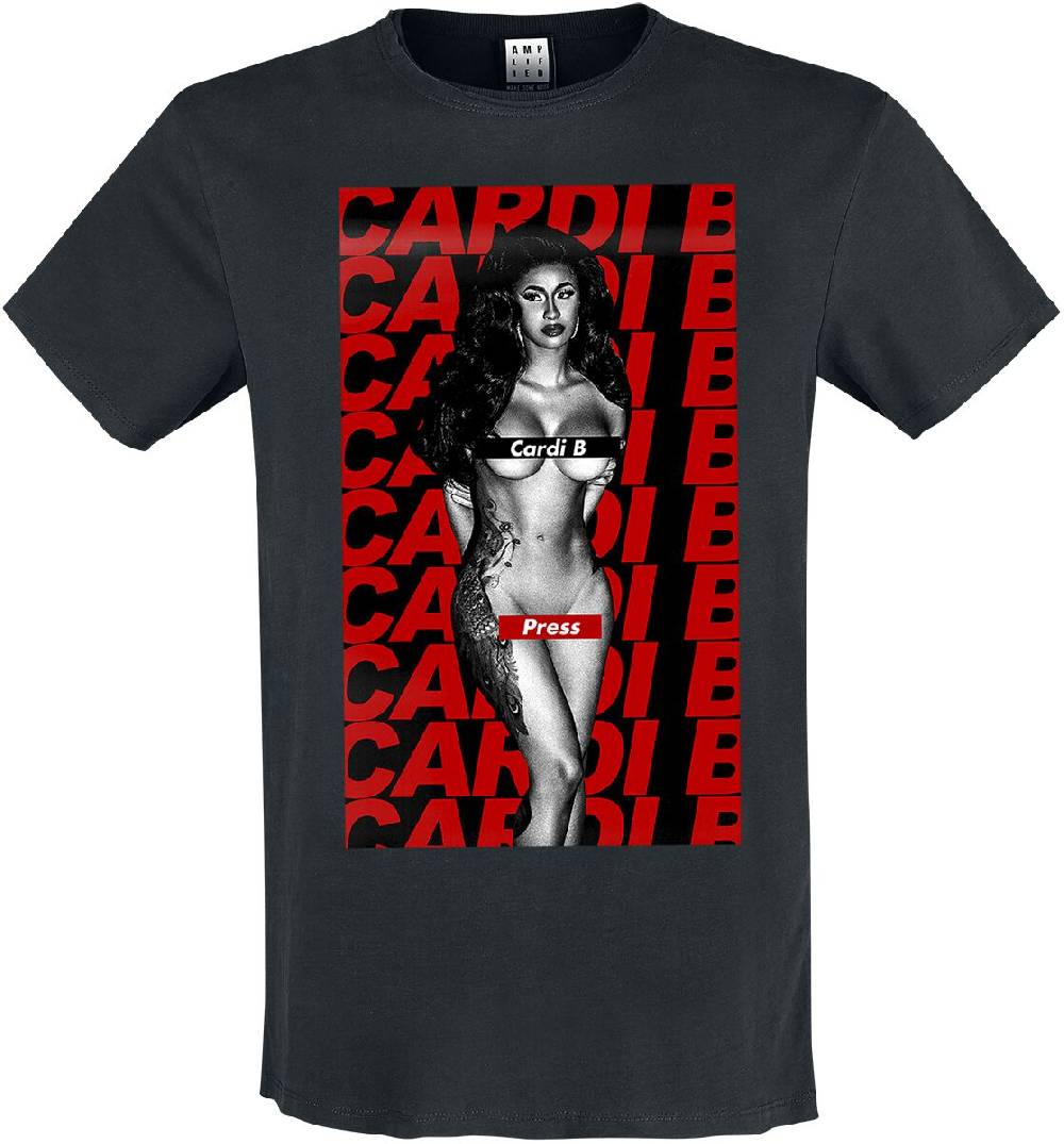 EMP "Amplified Collection - Press" T-Shirt schwarz von Cardi B