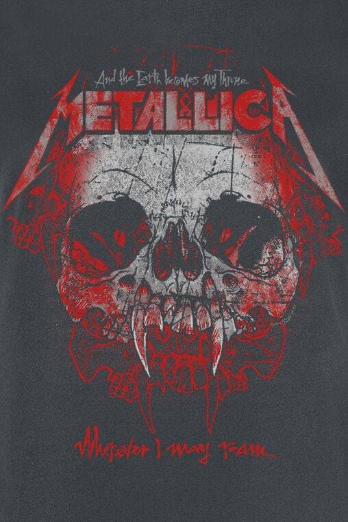 EMP "Amplified Collection - Wherever I May Roam" Kurzes Kleid Charcoal Von Metallica