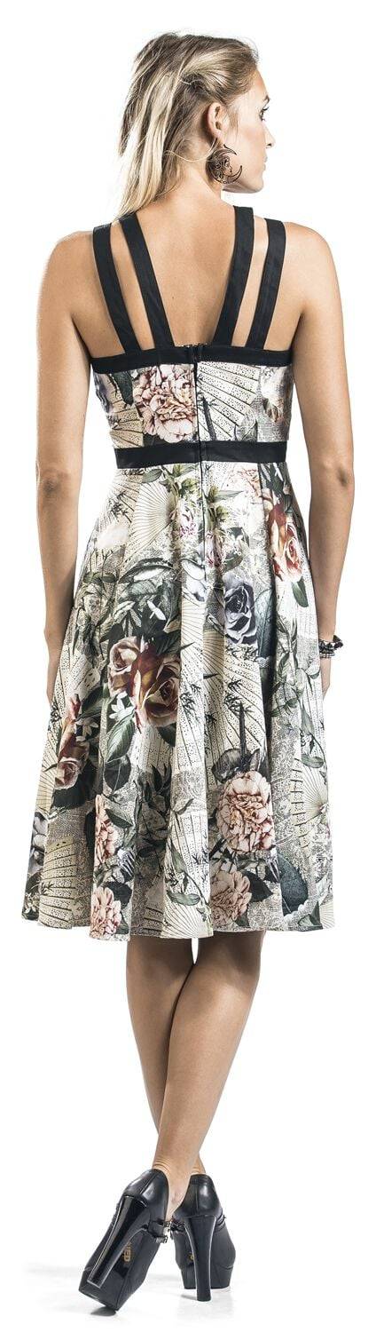 EMP "Ancient Roses" Mittellanges Kleid Multicolor Von H&R London