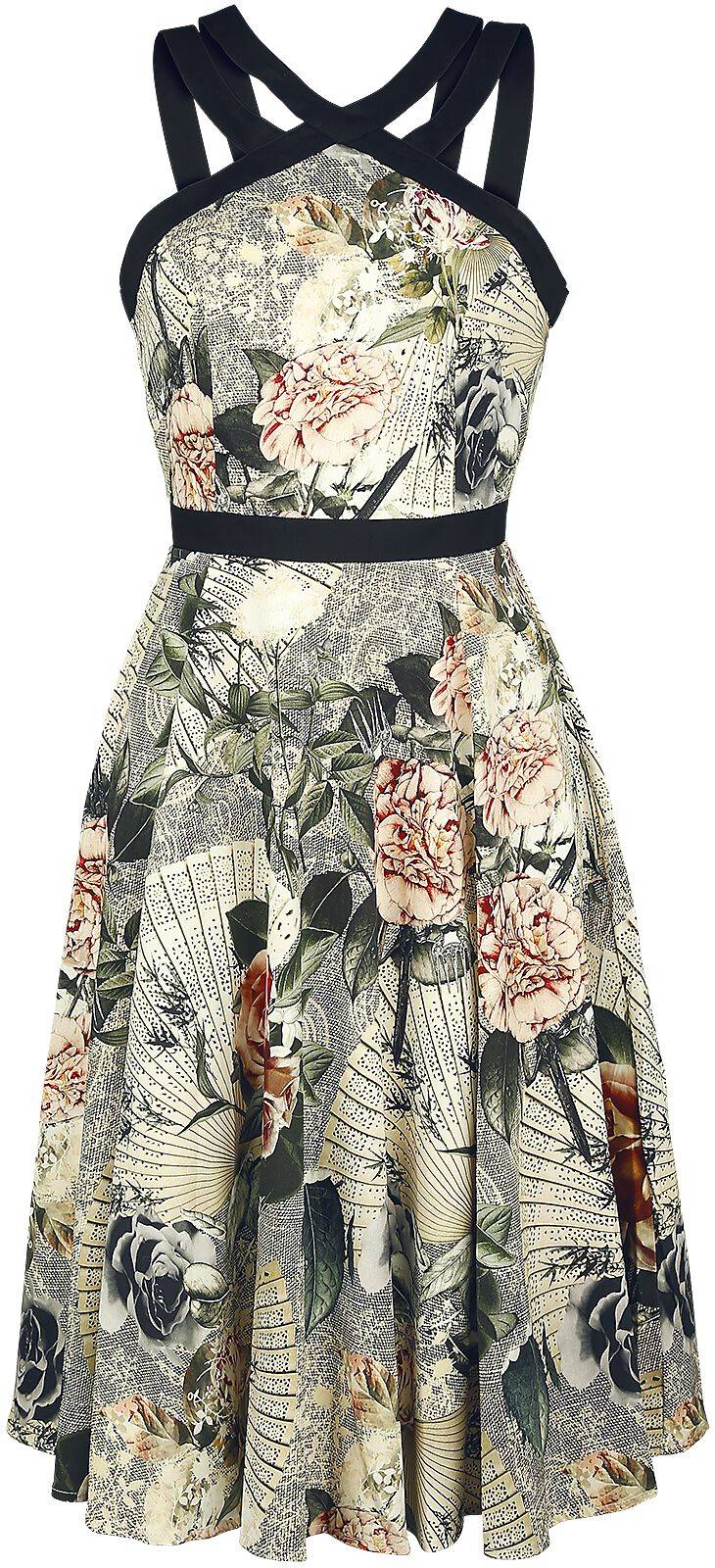 EMP "Ancient Roses" Mittellanges Kleid multicolor von H&R London