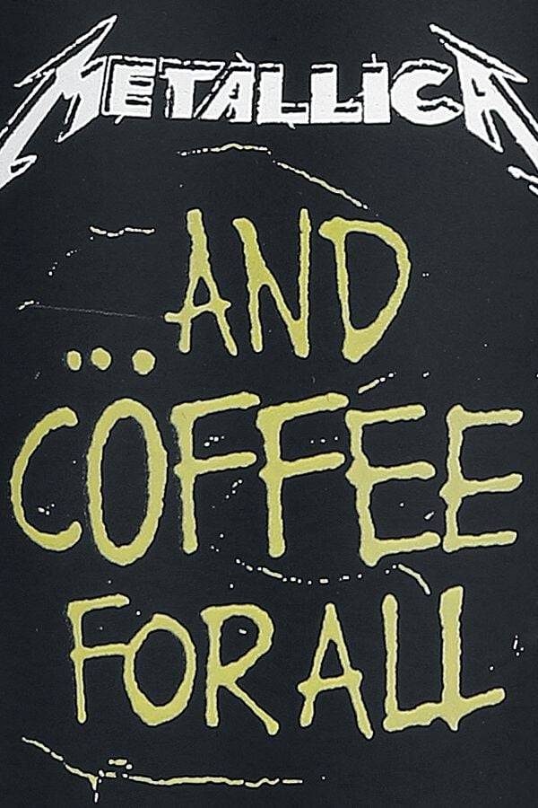 EMP " And Coffee For All" Tasse Mattschwarz Von Metallica