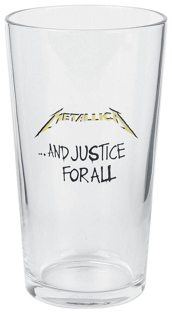 EMP "And Justice For All" Bierglas klar von Metallica