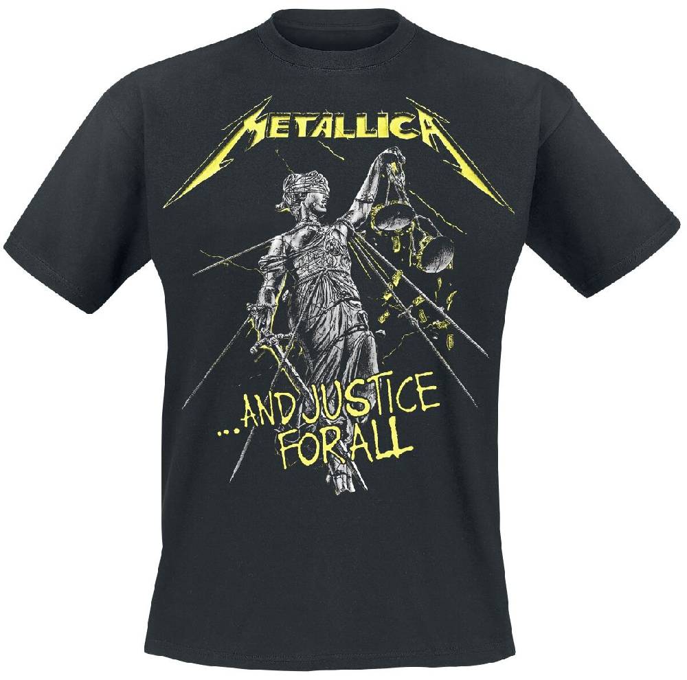 EMP " And Justice For All - Tracklist" T-Shirt schwarz von Metallica