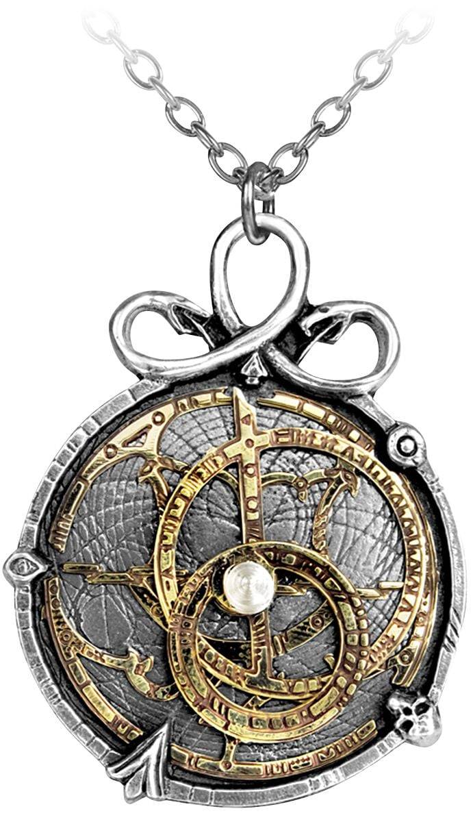 EMP "Anguistralobe" Halskette silberfarben von Alchemy Gothic