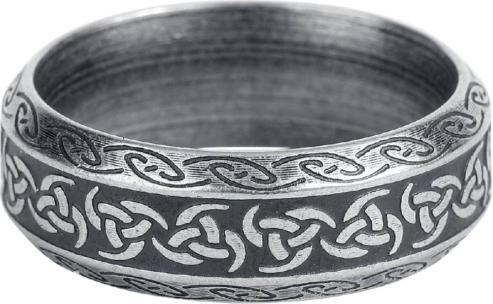 EMP "Antique Celtic" Ring schwarz/silberfarben von etNox