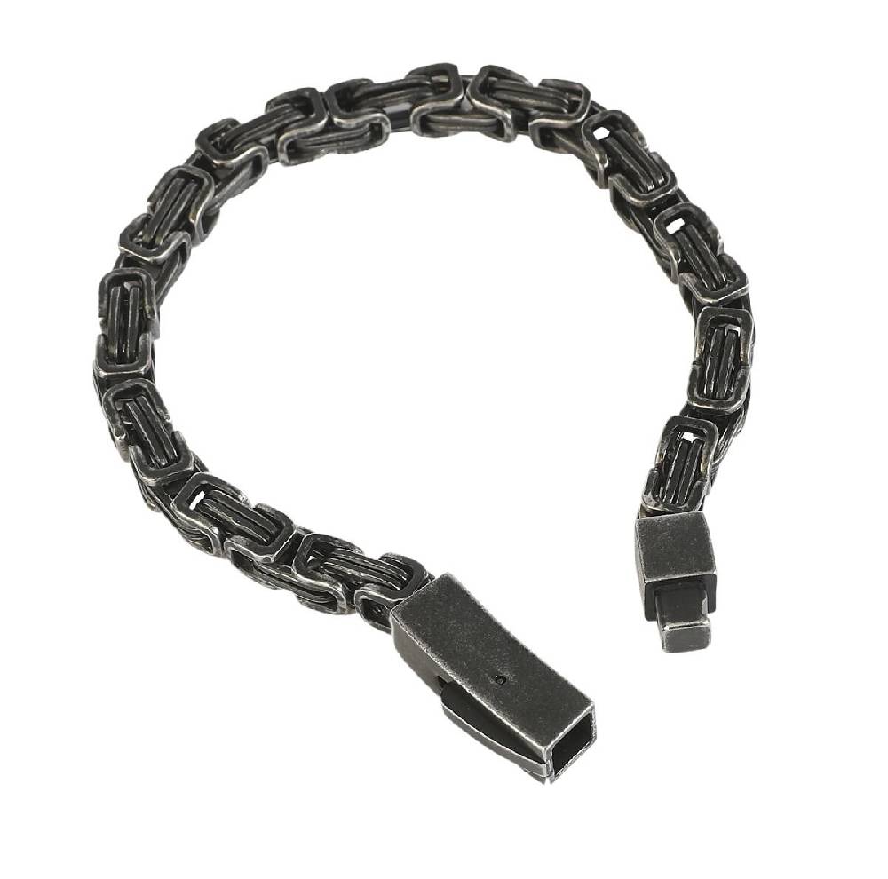 EMP "Antique Square" Armkette Gun Metal Von EtNox Hard And Heavy