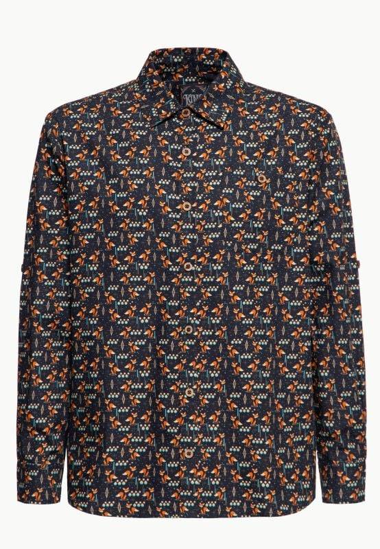 EMP "AOP Vintage Suit Shirts Foxy" Langarmhemd schwarz von King Kerosin
