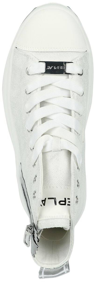 EMP "AQUA 2 ZIP" Sneaker High Weiß Von Replay Footwear