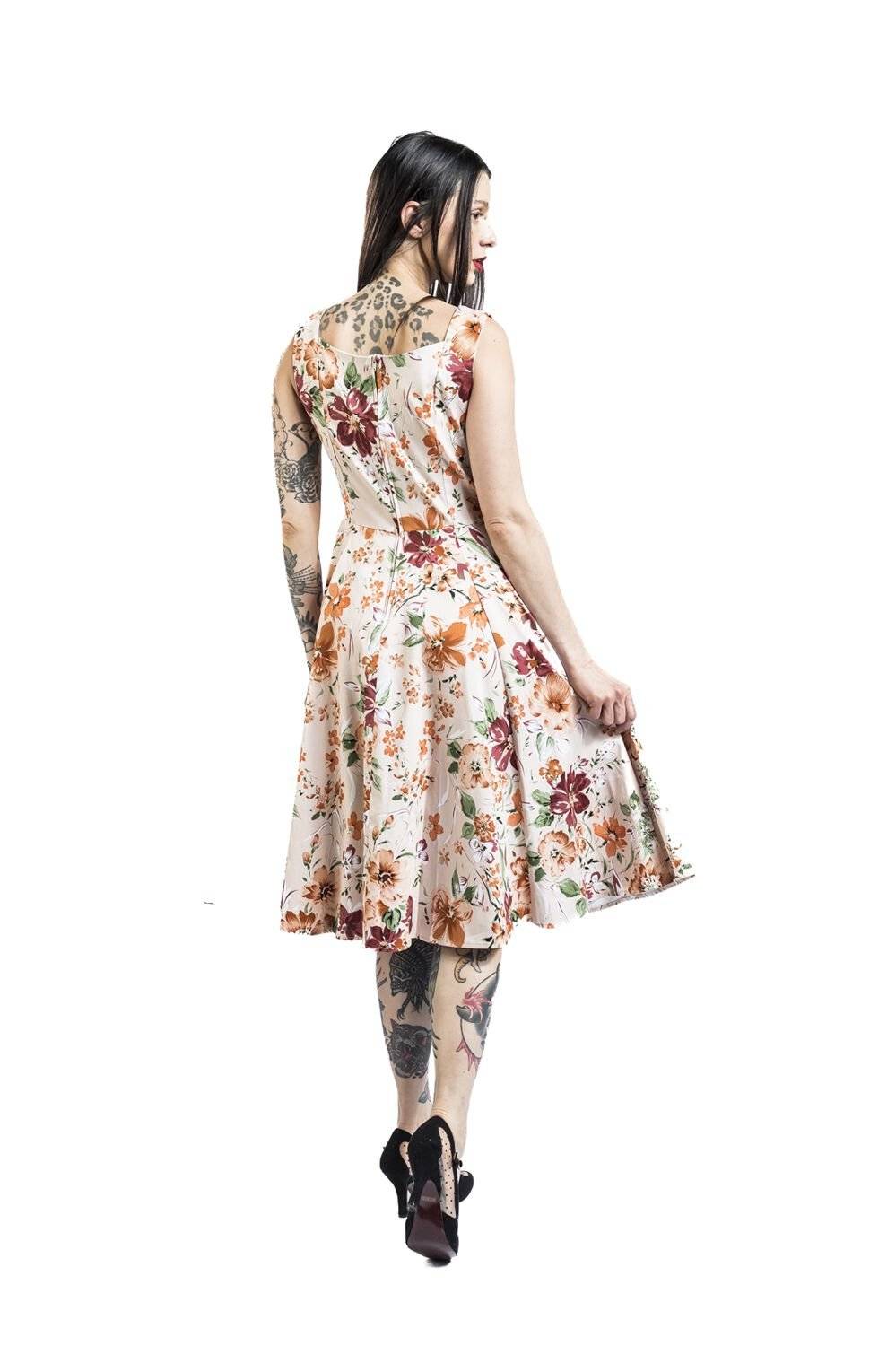 EMP "Ariana Floral Swing Dress" Mittellanges Kleid Multicolor Von H&R London