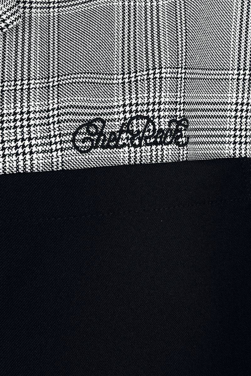 EMP "Arlo Shirt" Kurzarmhemd Schwarz/weiß Von Chet Rock