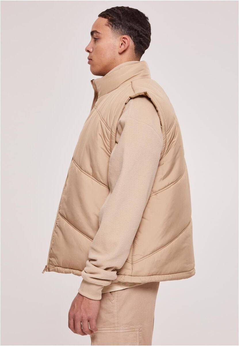 EMP "Arrow Puffer Vest" Weste Sand Von Urban Classics