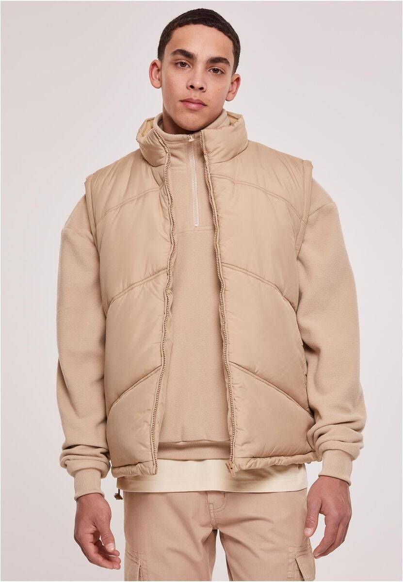EMP "Arrow Puffer Vest" Weste sand von Urban Classics