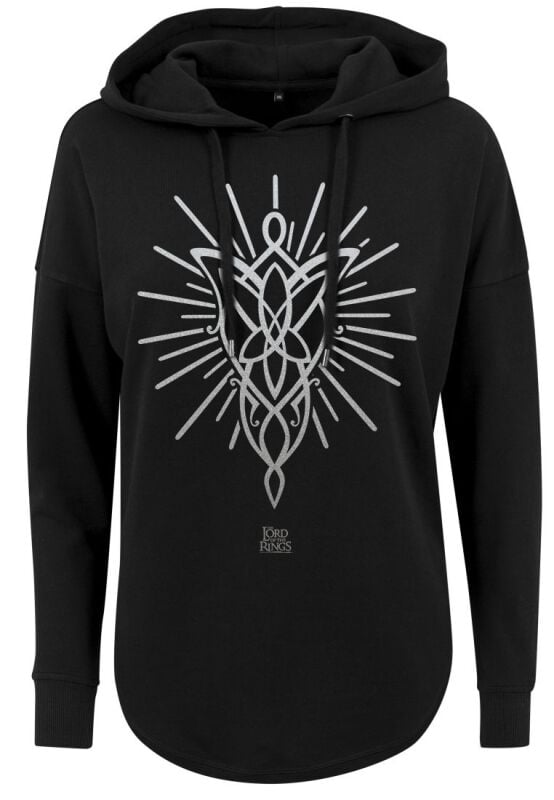 EMP "Arwens Abendstern" Kapuzenpullover schwarz von Der Herr der Ringe