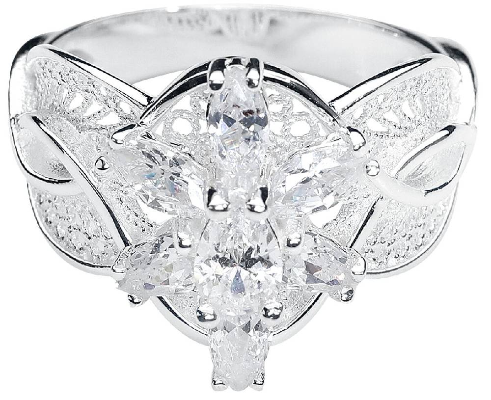EMP "Arwens Abendstern" Ring silberfarben von Der Herr der Ringe