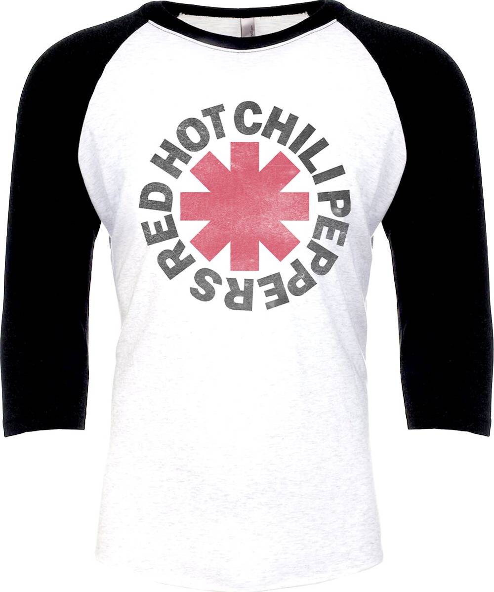 EMP "Asterisk" Langarmshirt weiß/schwarz von Red Hot Chili Peppers