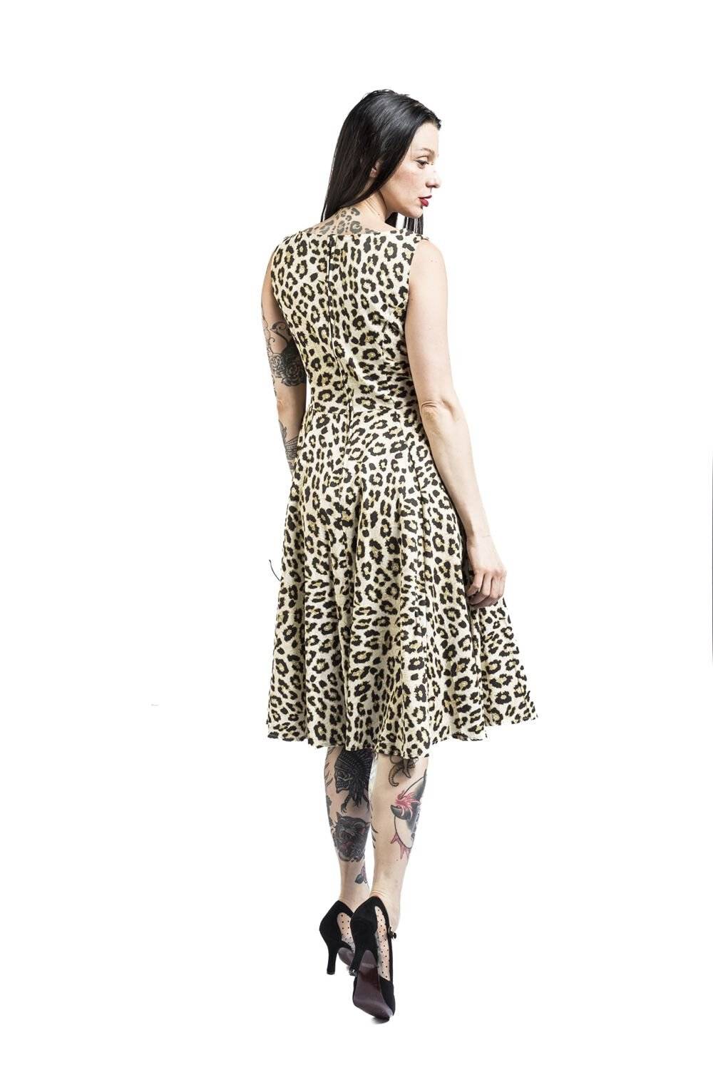 EMP "Aubrey Swing Dress" Mittellanges Kleid Braun Von H&R London