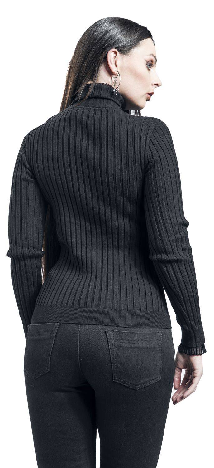 EMP "Avoid Turtle Neck Sweater" Sweatshirt Schwarz Von Jawbreaker