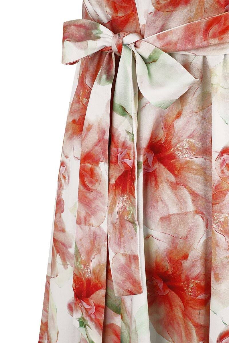 EMP "Ayla Floral Swing Dress" Mittellanges Kleid Multicolor Von H&R London